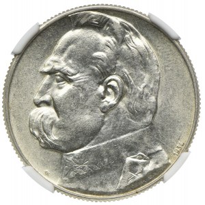 5 złotych 1934, Józef Piłsudski-Orzeł Strzelecki, NGC MS63