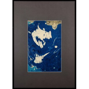 Jan Ziemski (1920-1988), Blue Composition