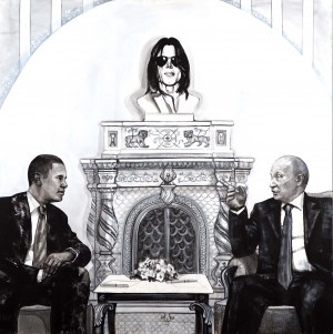 THE KRASNALS. KRASNAL HAŁABAŁA, We are White, we are the World / Barack Obama, Michael Jackson, Vladimir Putin, 2009
