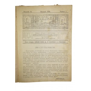 [PSZCZELARSTWO] BARTNIK POSTĘPOWY rocznik 1928, numery 1 - 12 (komplet) Organ Związku Pszczelniczego i Sekcji Pszczelarskiej Towarz. Gospodarskiego we Lwowie