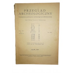 Przegląd archeologiczny tom VIII, zeszyt 1, rok 1948,