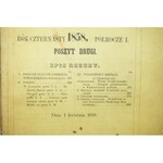 Przegląd Poznański, pismo sześciotygodniowe, rok czternasty, półrocze I, poszyt drugi, Pzonań 1858