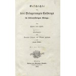 HELD, Hans von - Geschichte der drei Belagerungen Colbergs im siebenjährigen Kriege / von ...; hrsg...