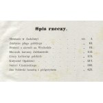 SZAJNOCHA, Karol - Szkice historyczne. T. 3 / skreślił ... Lwów 1861, Karol Wild. 22 cm, s. [8], 449, [1], II...