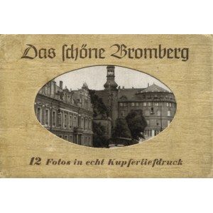 [BYDGOSZCZ] Das schöne Bromberg: 12 Fotos in echt Kupfertiefdruck. B. m. i wyd. [nie przed 1939]. 6,4x9,3 cm...