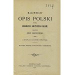 CHOCISZEWSKI, Józef - Malowniczy opis Polski czyli Geografia ojczystego kraju / ułożył......