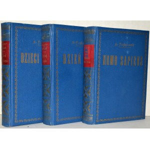 PRZYBYSZEWSKI, Stanisław - Homo sapiens: [1] Na rozstaju. [2] Po drodze. [3] W Malstromie. Warszawa 1923...