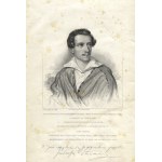 REITZENHEIM, Józef - Juliusz Słowacki. Paryż 1862, Dentu. 21 cm, s. V, [2], 8-29; k. tabl...