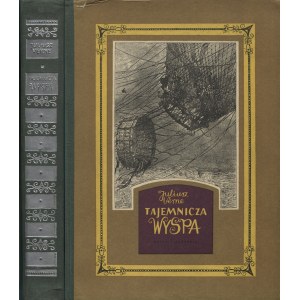 VERNE, Jules - Tajemnicza wyspa / Juliusz Verne; [ilustr. D. Férat]. Warszawa 1955, Nasza Księgarnia. 29 cm...