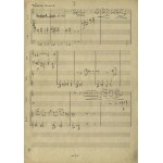 PAŁUBICKI, Konrad (1910-1992), kompozytor, muzykolog, pedagog. Concertino. Autorski rękopis muzyczny, [1956]...