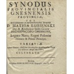 CONSTITUTIONES synodorum metropolitanae Ecclesiae Gnesnensis provincialium authoritate Synodi Provincialis Gem...