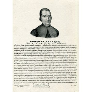 [KONARSKI, Stanisław] Horwart, Ludwik (1806-?) - „Stanisław Konarski Ur. 1700. 30/9 -1773. 3/8 w Warszawie”...