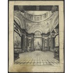[WILNO] Wnętrze kaplicy Kazimierza w kościele katedralnym w Wilnie. [1843, Józef Oziębłowski]. Litografia 22...