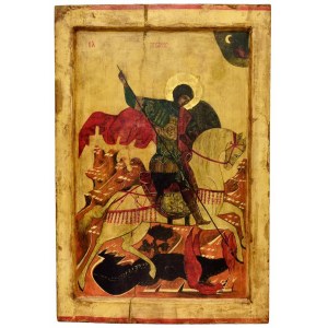 Ewa Jaworska, Święty Jerzy na podstawie rosyjskiego przedstawienia z XVI wieku, 2020