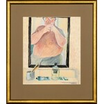 Jan Szancenbach (1928-1998), Autoportret w lustrze