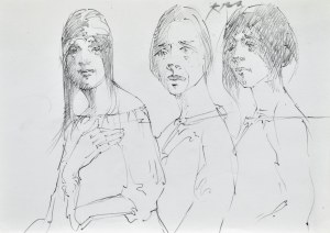 Roman BANASZEWSKI (1932-2021), Szkice trzech kobiet