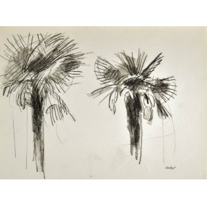 Wojciech WEISS (1875-1950), Palms in Nice, 1925