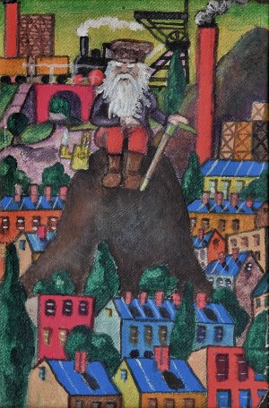 Paweł Wróbel (1913-1984), Skarbek na hałdzie, 1972