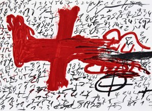 Antoni Tàpies (1923-2012), Kompozycja 1, 1984
