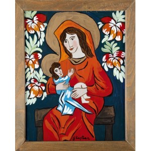 Janina KAP£AN (1916-2005), Our Lady with Child.