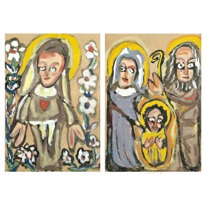 Maria WNĘK (1922-2005), Madonna i Święta Rodzina