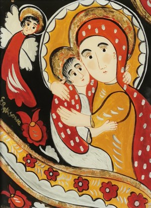 Ewelina PĘKSOWA (1923-2015), Madonna z Dzieciątkiem