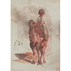 Wacław PAWLISZAK (1866-1905), Jeździec wschodni - szkic
