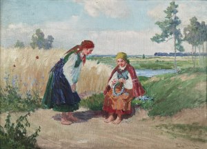 Emil LINDEMAN (1864 - ok. 1945), Przygotowania do nocy świętojańskiej