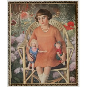 Marian KLAKLIK (1895-1967), Dziewczyna z lalkami