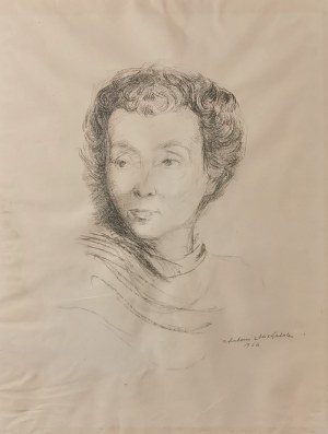 Antoni MICHALAK (1899-1975), Portret kobiety, 1966