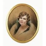 Henryk Krystian WIERCIEŃSKI (1876-1964), Portret hrabiny Alicji Litow, 1933