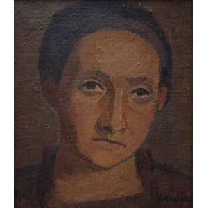 Janina KRAUPE-ŚWIDERSKA (1921-2016), Portret Zofii Gutkowskiej-Nowosielskiej, 1942