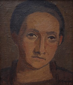 Janina KRAUPE-ŚWIDERSKA (1921-2016), Portret Zofii Gutkowskiej-Nowosielskiej, 1942