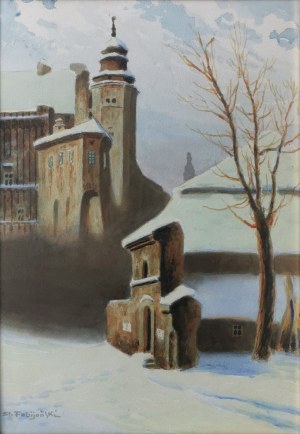 Stanisław Ignacy Poraj FABIJAŃSKI (1865-1947), Widok na Kurzą Stopkę zimą