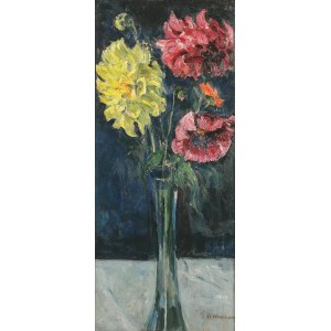 Georg WICHMANN (1876-1944), Flowers in a glass vase