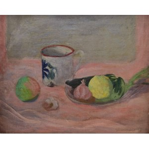 Henryk GRUNWALD (1904-1958), Martwa natura z kubkiem, 1946