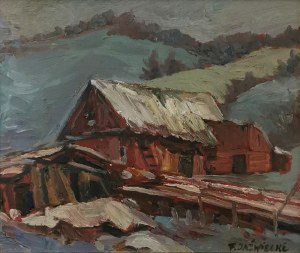 Franciszek JAŹWIECKI (1900-1946), Chata w górach