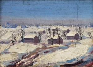 Zenon KONONOWICZ (1903-1971), Pejzaż zimowy, 1932