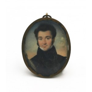 Stanisław MARSZAŁKIEWICZ ? (1789-1872), Portret Józefa Wentzla, 1820 - miniatura
