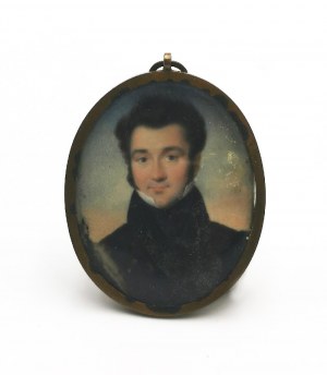 Stanisław MARSZAŁKIEWICZ ? (1789-1872), Portret Józefa Wentzla, 1820 - miniatura