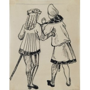 Maria GUTKOWSKA-RYCHLEWSKA (1899-1991), Zestaw 75 rysunków do książki: Historia ubiorów