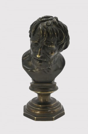 Giuseppe POLLICE (1833-?), Popiersie mężczyzny, tzw. Pseudo-Seneka