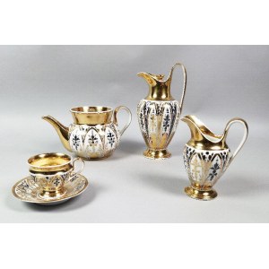 Królewska Manufaktura Porcelany w Berlinie (KPM), Serwis do herbaty (kawy) w stylu biedermeier