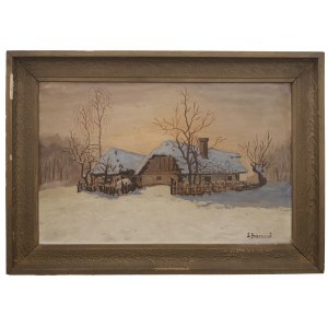 Seweryn Bieszczad (1852-1923), Pejzaż zimowy