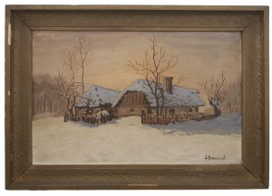 Seweryn Bieszczad (1852-1923), Pejzaż zimowy