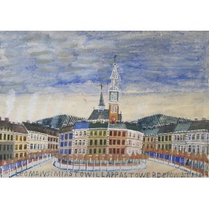 Krynicki Nikifor (1895-1968), Pejzaż miejski