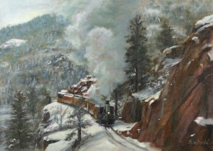 Małgorzata Gidel (ur. 1995 r.), Winter train, 2020 r.