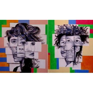 Magdalena Karwowska, Diptych (9 and 10), 2021