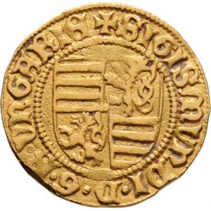 Uhry, Zikmund Lucemburský, 1387 - 1437, Dukát (1431-1437) K-S, Kremnica-Johann Siebenlinder,