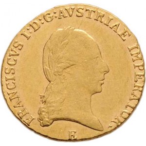 František II., 1792 - 1835, Dukát 1814 E, Karlovský Bělehrad, 3.489g, nep.hr.,